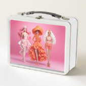 Lunch Box Nom personnalisé | Collection de poupées de mode r (Devant)