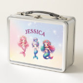 Lunch Box Nom Personnalisé De La Mignonne De 4Ème Année (Devant)