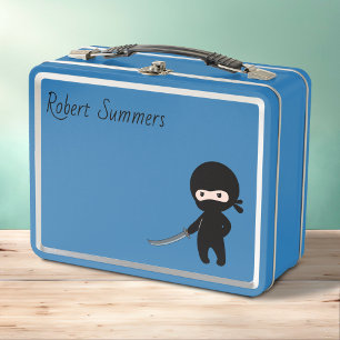 Lunch Box Nom personnalisé de la minuscule Ninja en colère s