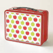 Lunch Box Nom personnalisé des fruits de la pomme verte et r (Dos)