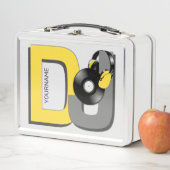 Lunch Box Nom personnalisé DJ (En situation)