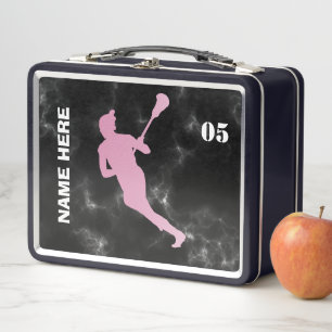 Lunch Box Nom personnalisé du Lacrosse Player