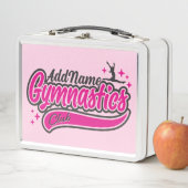 Lunch Box NOM personnalisé Gymnaste Split Leap Gymnastique (En situation)