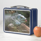 Lunch Box Nom personnalisé Iguane (En situation)