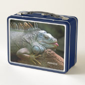 Lunch Box Nom personnalisé Iguane (Dos)