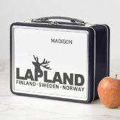 Lunch Box Nom personnalisé LAPLANDE (En situation)