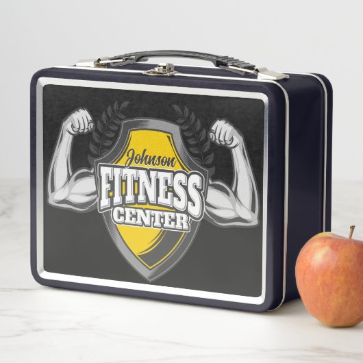 Lunch Box Nom personnalisé Muscle Fitness Trainer Gym (En situation)
