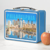 Lunch Box Nom personnalisé Philadelphia Pennsylvanie (En situation)
