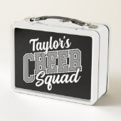Lunch Box Nom personnalisé Pom-pom girl École Varsity Cheer  (Dos)