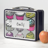 Lunch Box Nom personnalisé Sweets N' Traitements Cupcake (En situation)