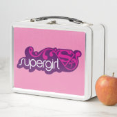 Lunch Box Nom Super Supergirl et Bouclier S (En situation)