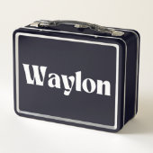 Lunch Box Nom Waylon Personnalisé (Dos)