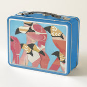 Lunch Box Nombre de Flamants roses (Dos)
