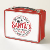 Lunch Box North Pôle Père Noël Atelier de travail (Dos)