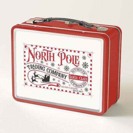 Lunch Box North Pôle Trading Company (Dos)