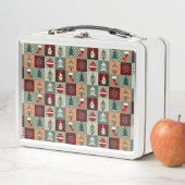 Lunch Box Nostalgale Vintage Patchwork Quilt (En situation)
