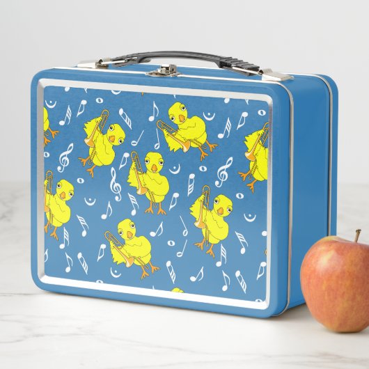 Lunch Box Notes de musique Trombone Chick (En situation)