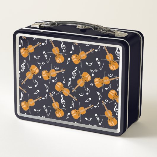 Lunch Box Notes de musique violon (Dos)