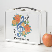 Lunch Box Notes musicales Clé musicale personnalisée (En situation)
