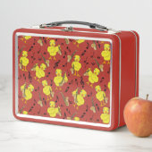 Lunch Box Notes musicales de Sax Chick Saxophones (En situation)