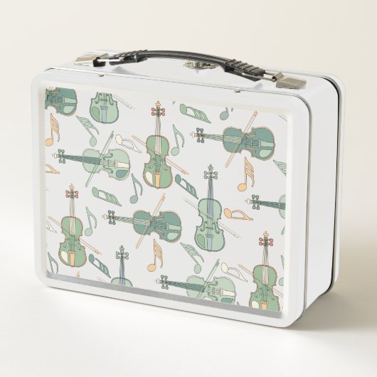 Lunch Box Notes musicales de violons à la ligne (Dos)