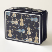 Lunch Box Notes musicales de violons à la ligne (Dos)