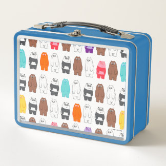 Lunch Box Nous Ours nu Motif d'ours coloré