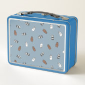 Lunch Box Nous Ours nu - Ours en verre soleil Motif (Dos)