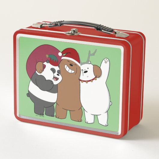 Lunch Box Nous Ours Nus - Bonnes Fêtes (Devant)