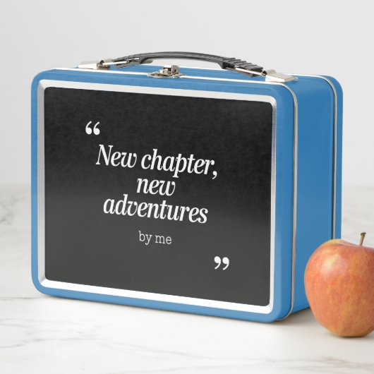 Lunch Box Nouveau chapitre, New Adventures Design by Me (En situation)
