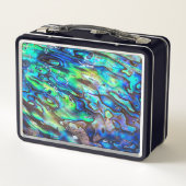 Lunch Box Nouvelle-Zélande Abalone Paua Shell Motif 1 (Dos)