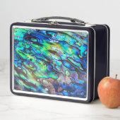 Lunch Box Nouvelle-Zélande Abalone Paua Shell Motif 1 (En situation)