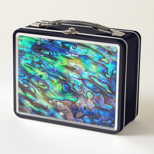 Lunch Box Nouvelle-Zélande Abalone Paua Shell Motif 1 (Devant)