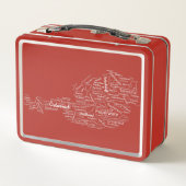 Lunch Box Nuage de mots des pompiers autrichiens (Dos)