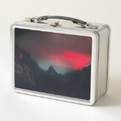 Lunch Box Nuages brûlants, brouillard et montagnes (Devant)