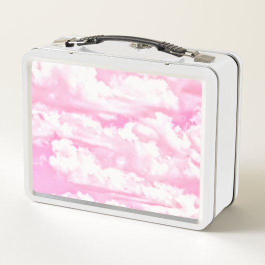 Lunch Box Nuages Festifs Rose (Dos)