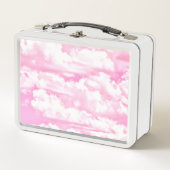 Lunch Box Nuages Festifs Rose (Devant)