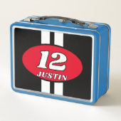 Lunch Box Numéro de course automobile conception personnalis (Dos)