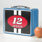 Lunch Box Numéro de course automobile conception personnalis (En situation)
