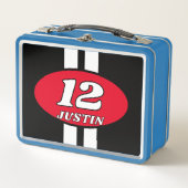 Lunch Box Numéro de course automobile conception personnalis (Devant)
