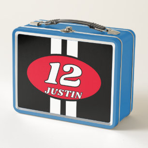 Lunch Box Numéro de course automobile conception personnalis