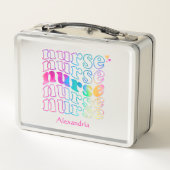 Lunch Box "Nurse" en Elegant Rainbow Colors (Dos)