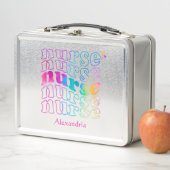 Lunch Box "Nurse" en Elegant Rainbow Colors (En situation)