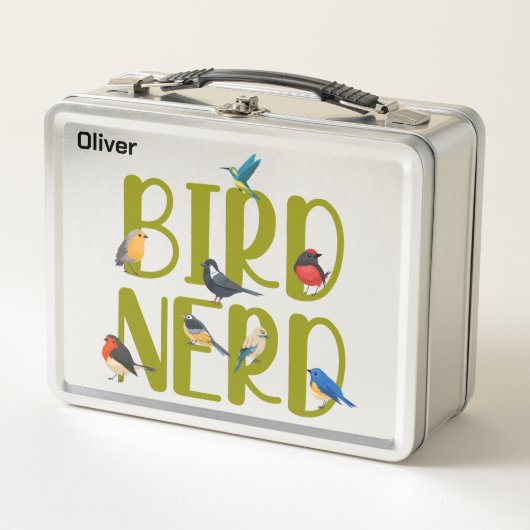 Lunch Box Observation Nerd des oiseaux (Devant)