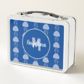 Lunch Box Océan Jellyfish Bleu (Dos)