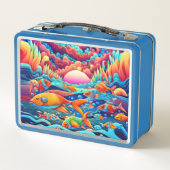 Lunch Box Océan psychédélique  (Dos)
