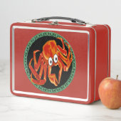 Lunch Box Océan tropical orange roi crabe (En situation)