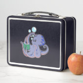 Lunch Box Octopus à la lecture avec livre (En situation)