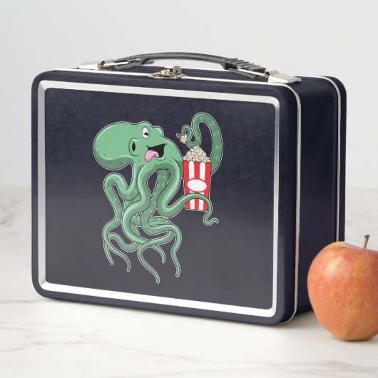 Lunch Box Octopus avec Popcorn (En situation)