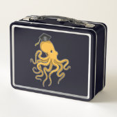 Lunch Box Octopus comme étudiant avec diplôme (Dos)